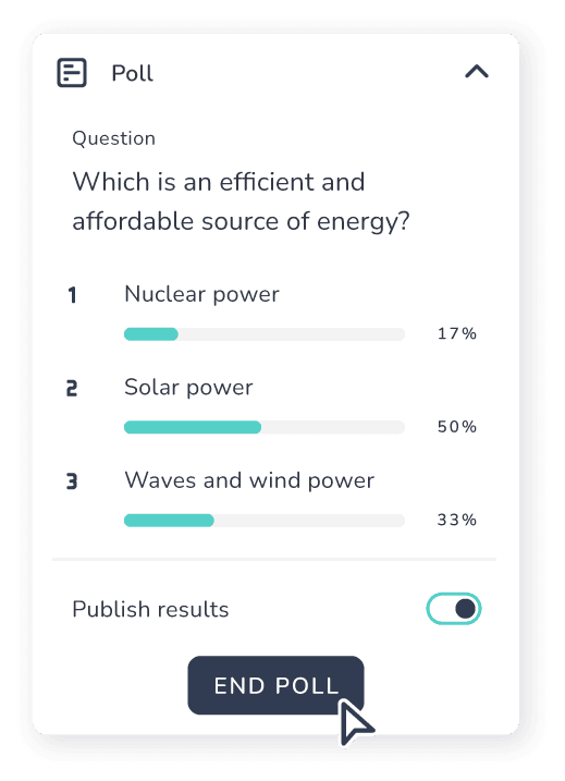 Polls interface